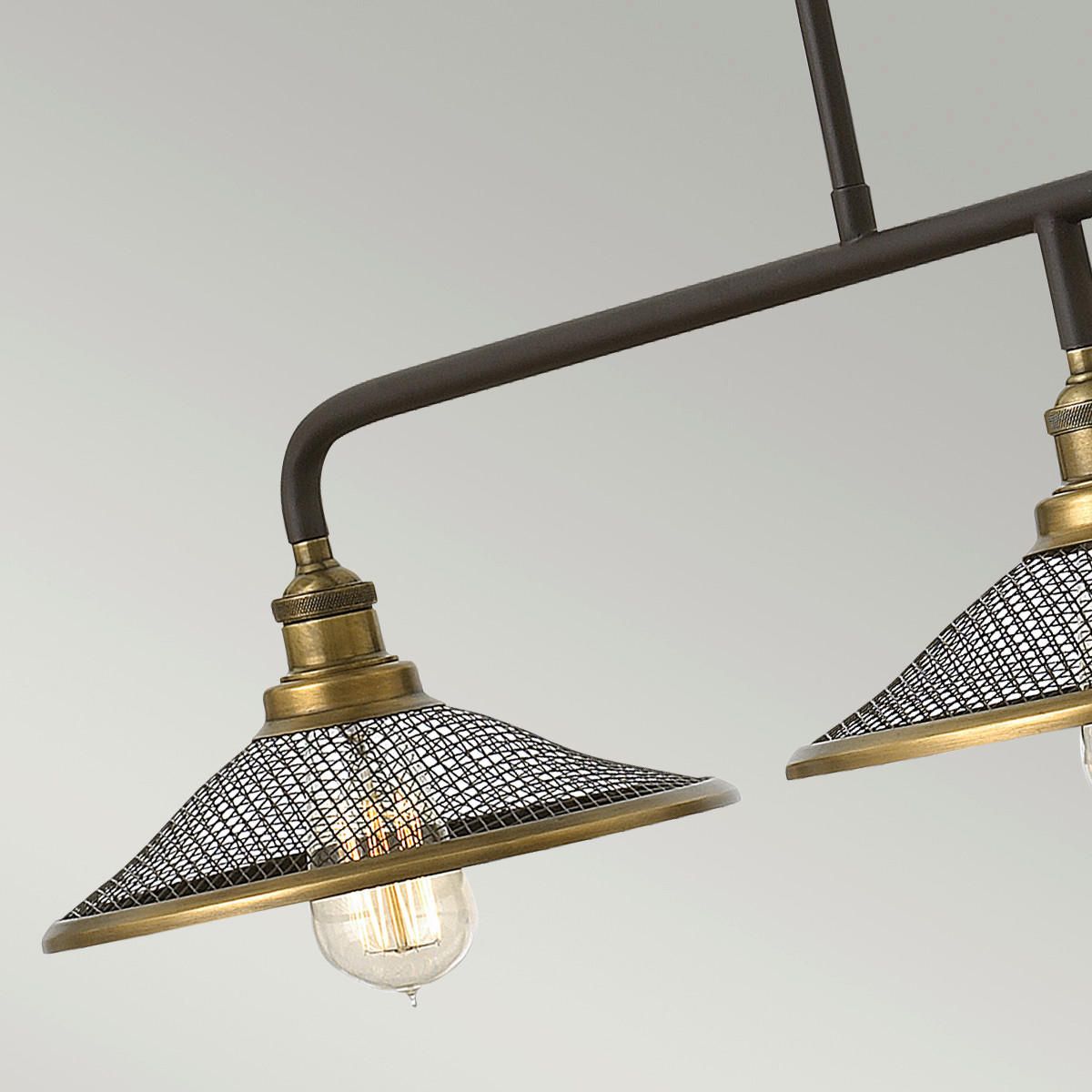 HÄNGLAMPA Elstead Rigby 101.6/25,4/17,8 cm  - bronsfärgad, Basics, metall (101.6/25,4/17,8cm) - Elstead Lighting