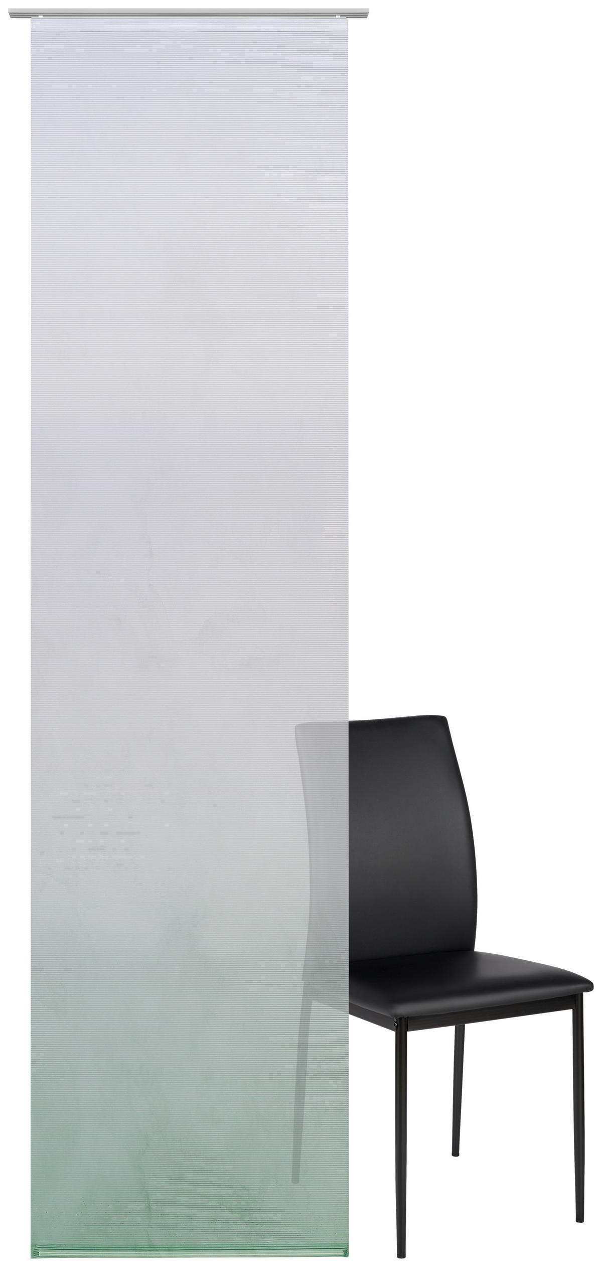 FLÄCHENVORHANG   halbtransparent   60/245 cm  - Grün, Basics, Textil (60/245cm) - Novel