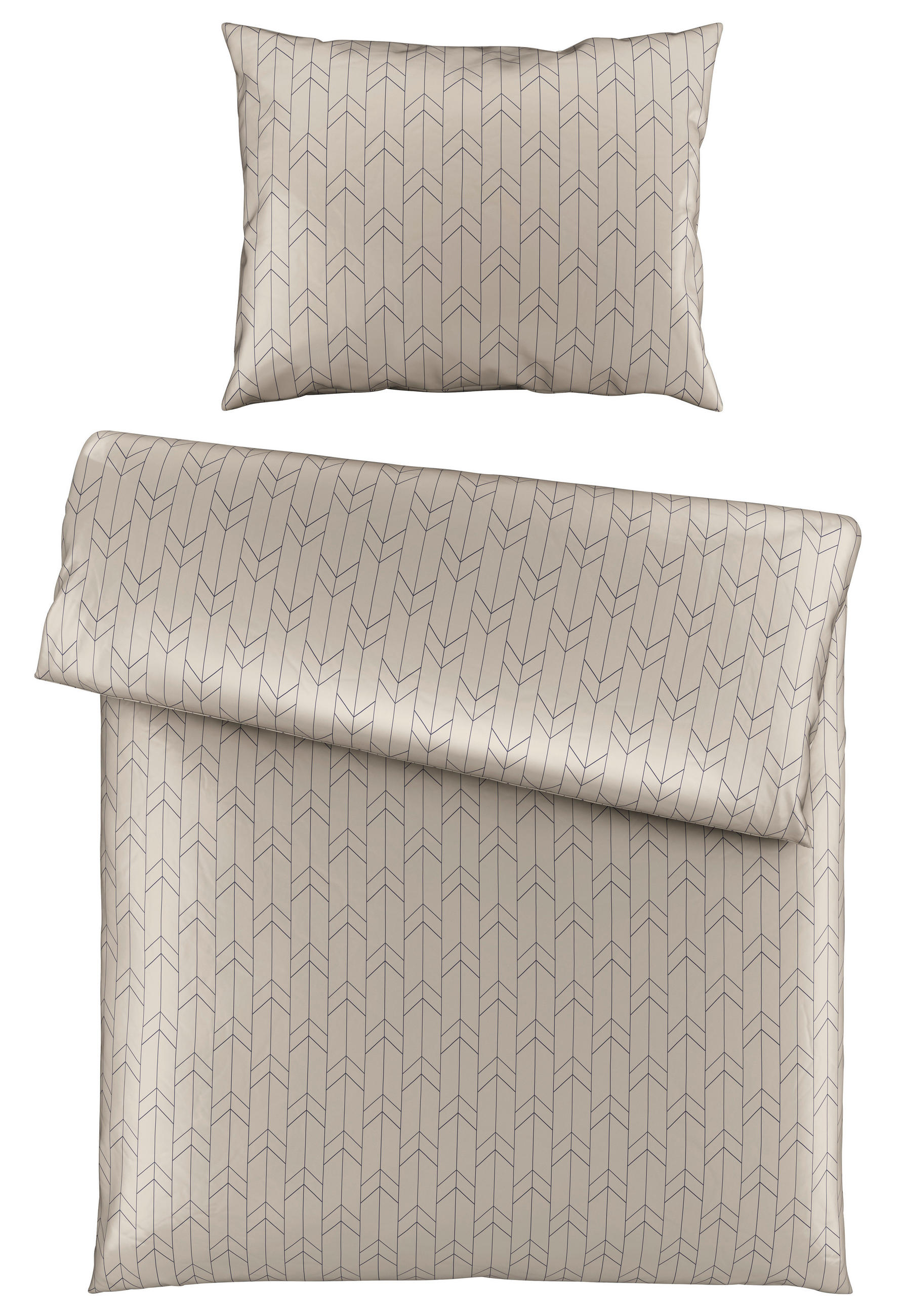 POSTELJINA SATIN 140/200 cm saten bež  - bež, Dizajnerski, tekstil (140/200cm) - Novel