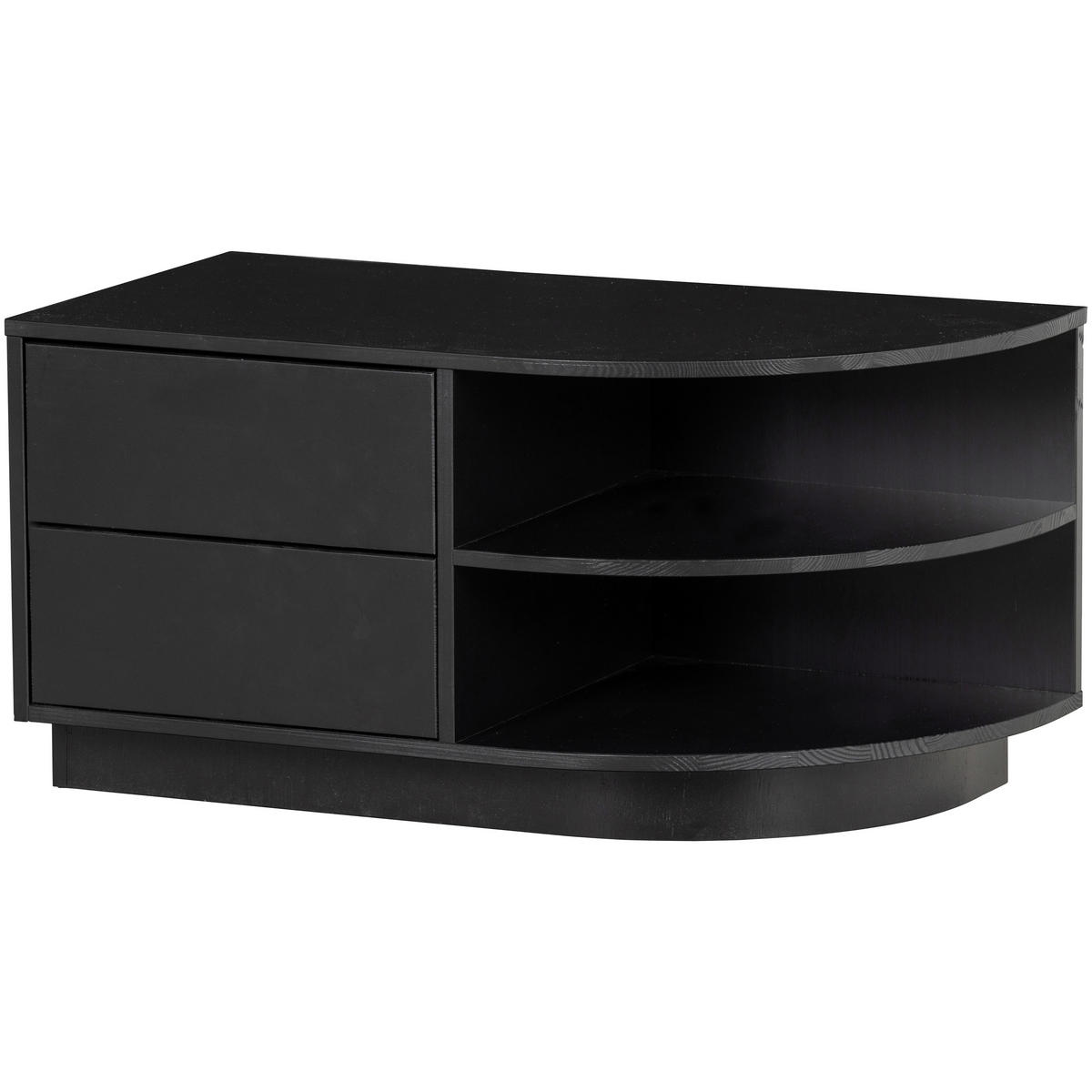 LOWBOARD Finca  in 78/40/40 cm  - Schwarz, Design, Holz (78/40/40cm) - Livetastic