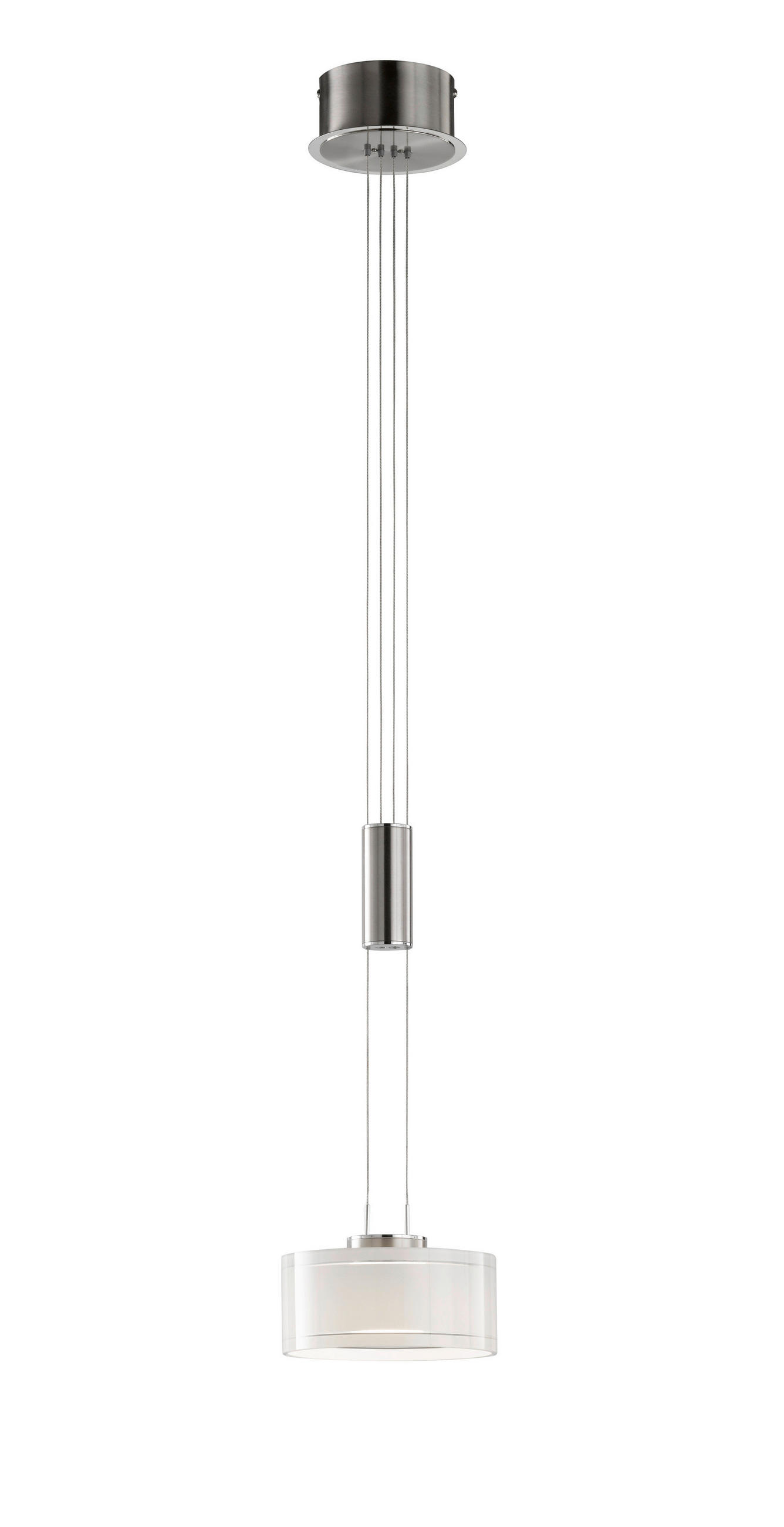 Fischer & Honsel Led-Pendelleuchte Lavin Chrom, Nickel 100-160 cm