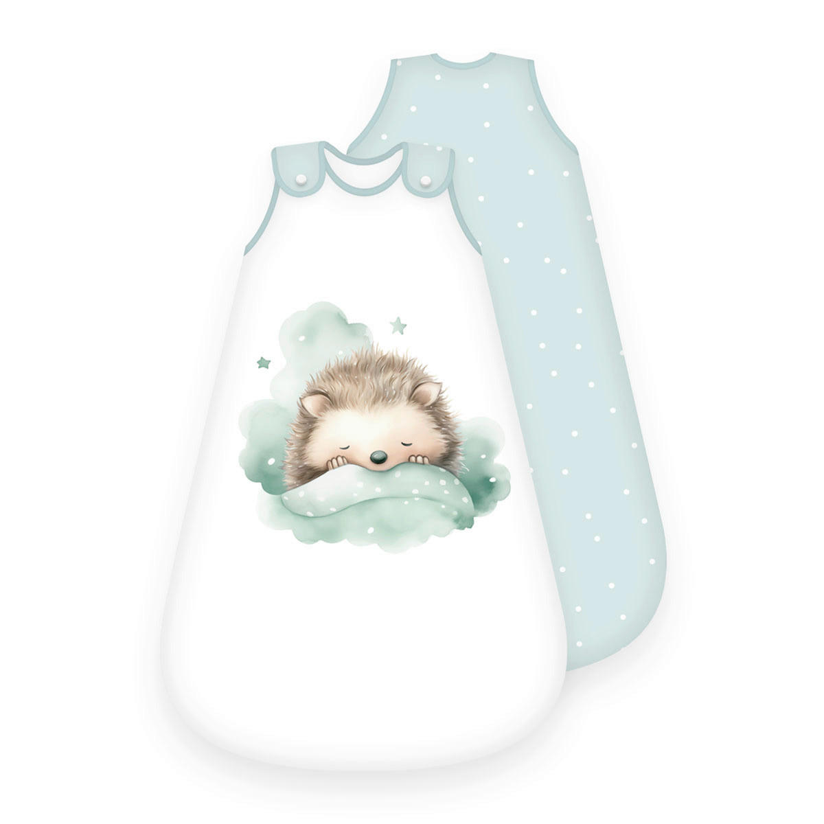 BABYSCHLAFSACK      - Salbeigrün, Basics, Textil (70cm) - Herding