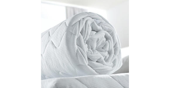 ROLLMATRATZE 90/200 cm - Weiß, Basics, Textil (90/200cm) - Sleeptex