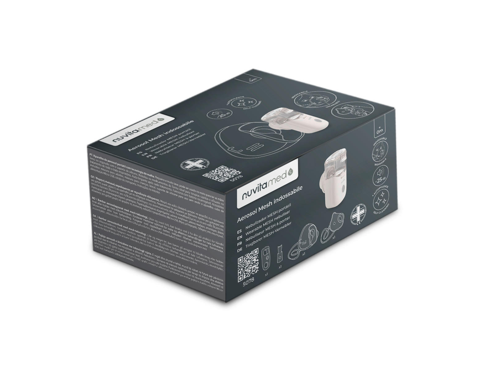 INHALATOR NuvitaMed  - Weiß, Basics (14/12/23cm) - Sonnhaus