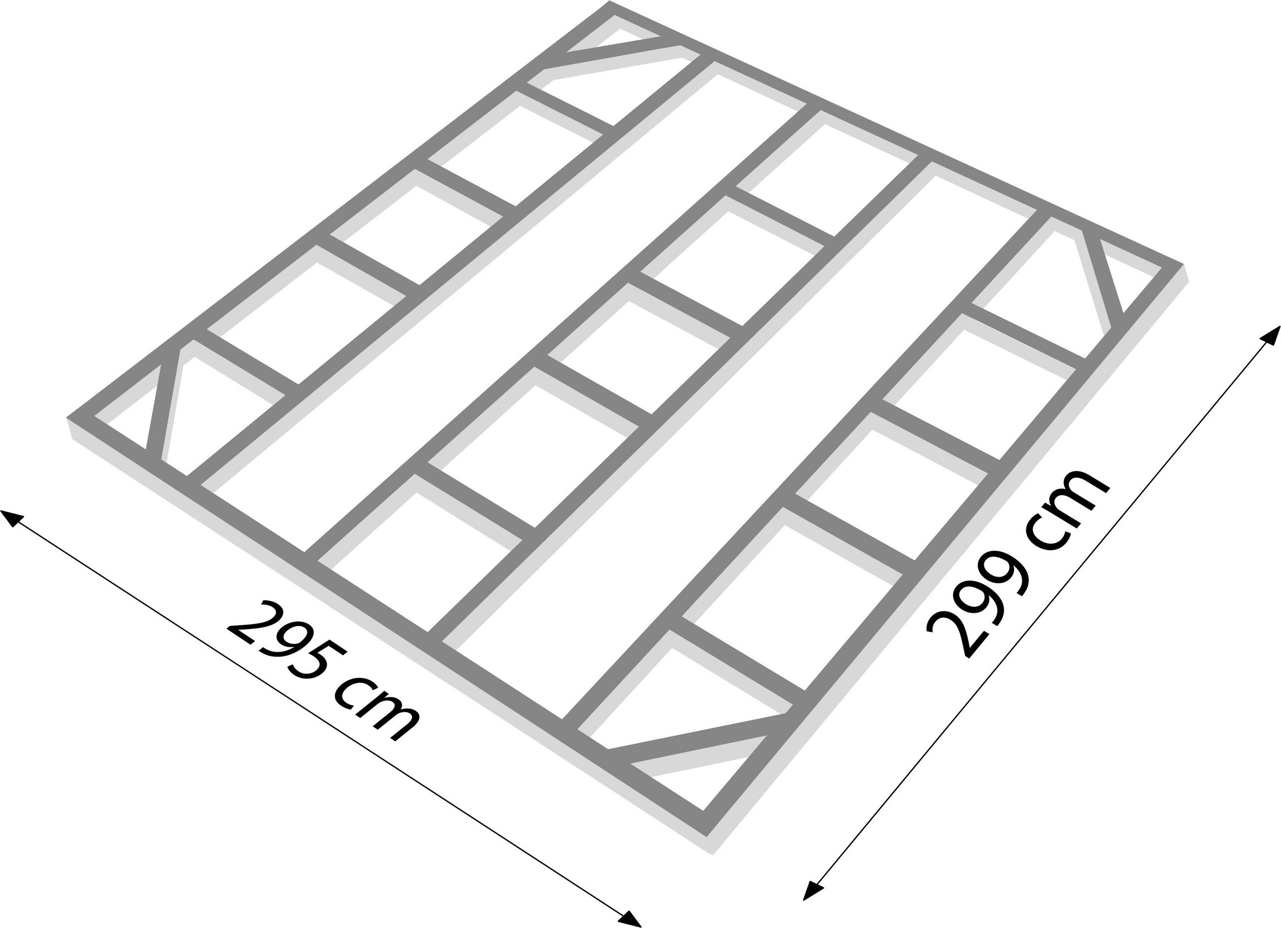 FUNDAMENT - Silberfarben, Basics, Metall (295/2/299cm)