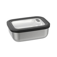 KRABIČKA NA POTRAVINY  - černá/průhledné, Basics, kov/plast (18,5/9,1/23,9cm) - Gefu