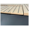 LOWBOARD LINO in 150/50/40 cm - Eichefarben/Schwarz, Design, Holzwerkstoff/Metall (150/50/40cm) - Xora