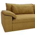 ECKSOFA  in Webstoff Currygelb  306/198 cm  - Currygelb/Schwarz, MODERN, Kunststoff/Textil (306/198cm) - Carryhome