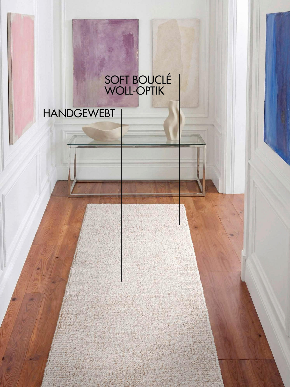 LÄUFER 80/300 cm Notting Hill Creme  - Creme, Basics, Textil (80/300cm) - Ted Baker