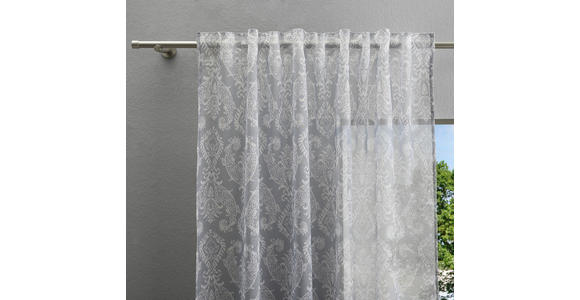 FERTIGVORHANG halbtransparent - Grau, Trend, Textil (135/245cm) - Esposa
