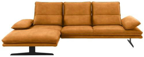 ECKSOFA Orange Mikrofaser von CHILLIANO