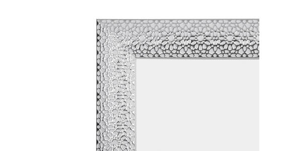 WANDSPIEGEL 55/70/3 cm    - Silberfarben/Weiß, LIFESTYLE, Glas/Kunststoff (55/70/3cm) - Xora