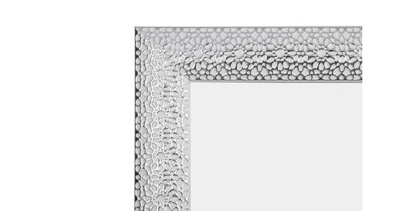 WANDSPIEGEL 55/70/3 cm - Silberfarben/Weiß, LIFESTYLE, Glas/Kunststoff (55/70/3cm) - Xora
