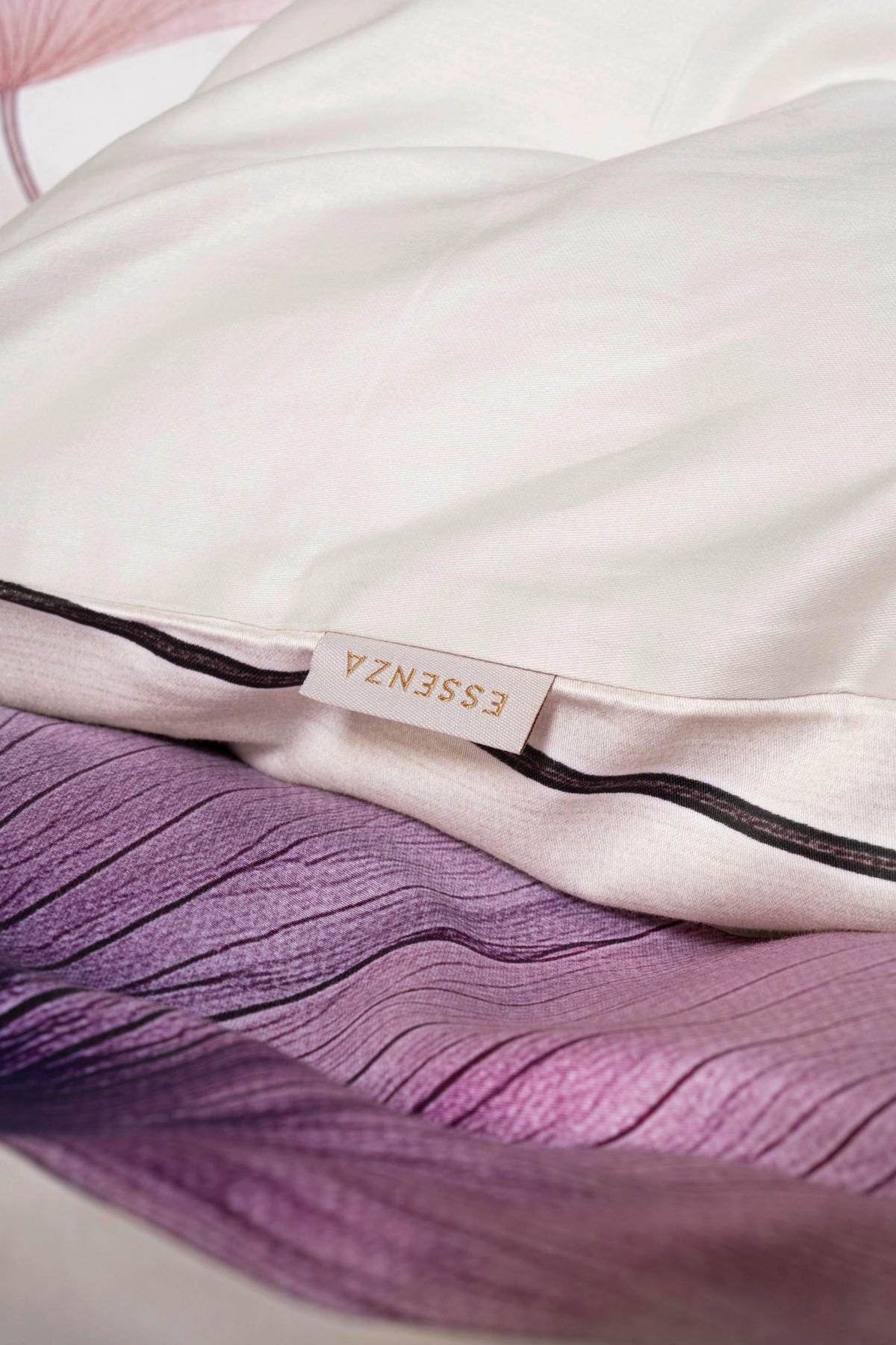 POSTELJNINA 200/200 cm saten pink  - pink, Konvencionalno, tekstil (200/200cm) - Essenza