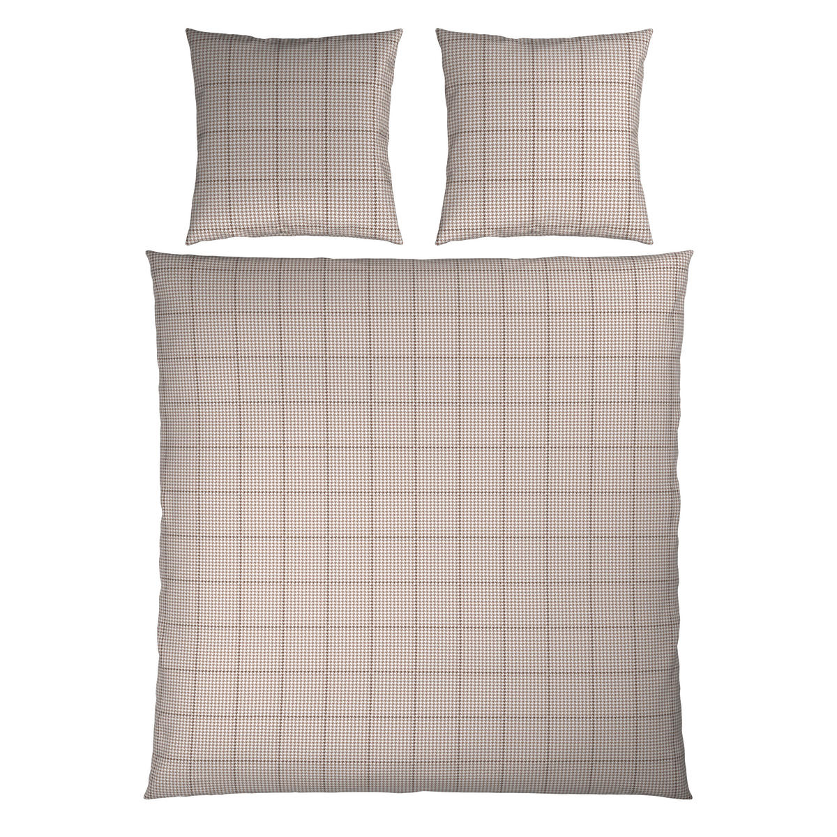 BETTWÄSCHE 3-teilig Satin 200/200 cm  - Taupe, Textil (200/200cm) - Bio:Vio