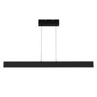 LED-HÄNGLAMPA Scottsdale 120/6/190 cm  - svart, Basics, metall/plast (120/6/190cm) - Novel