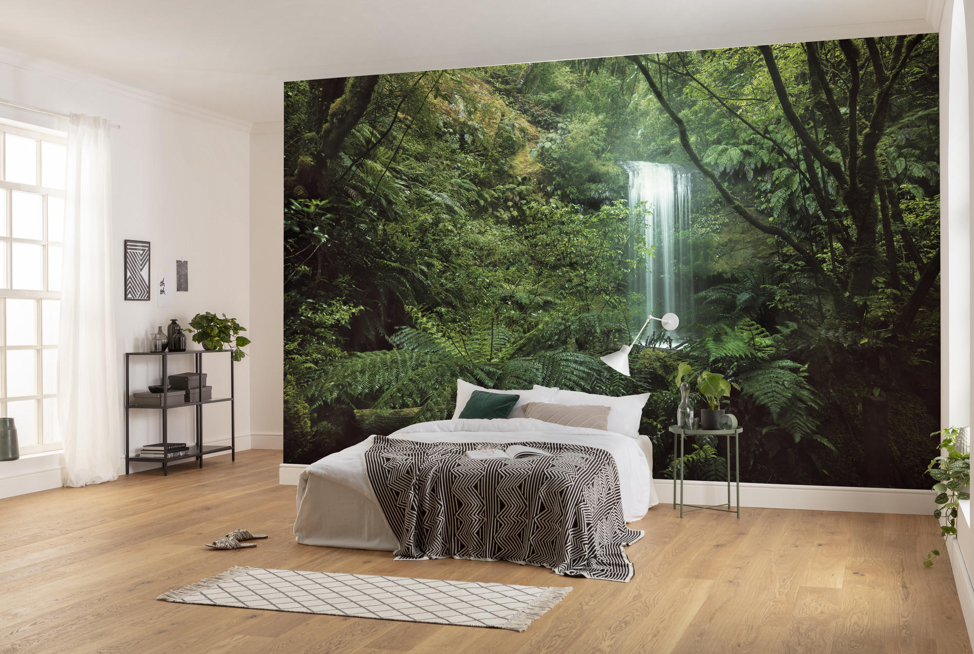 FOTOTAPETE  - Grün, Trend, Textil (450/280cm)