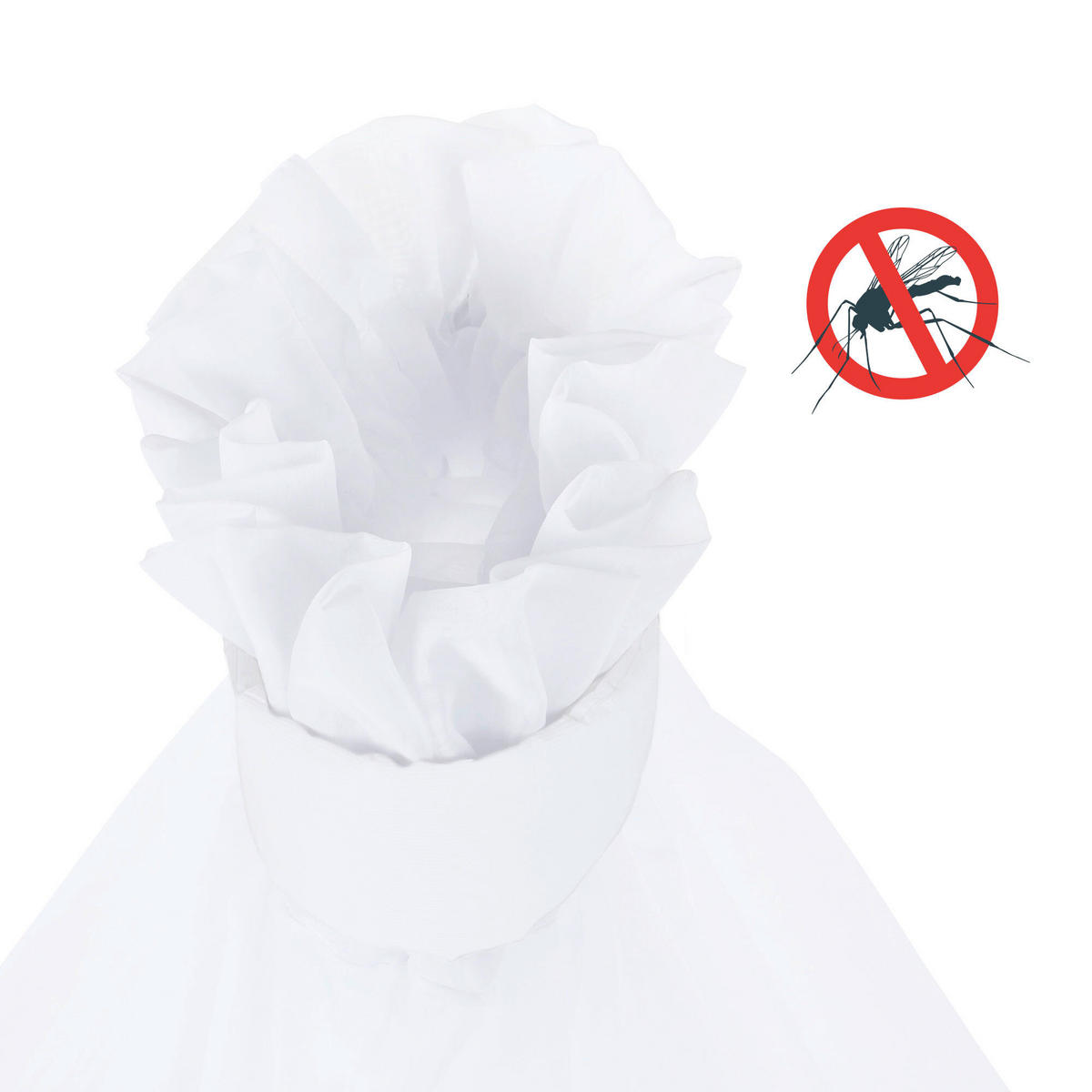 MOSKITONETZ  - Weiß, Basics, Textil (310/160/0,1cm) - Babybay