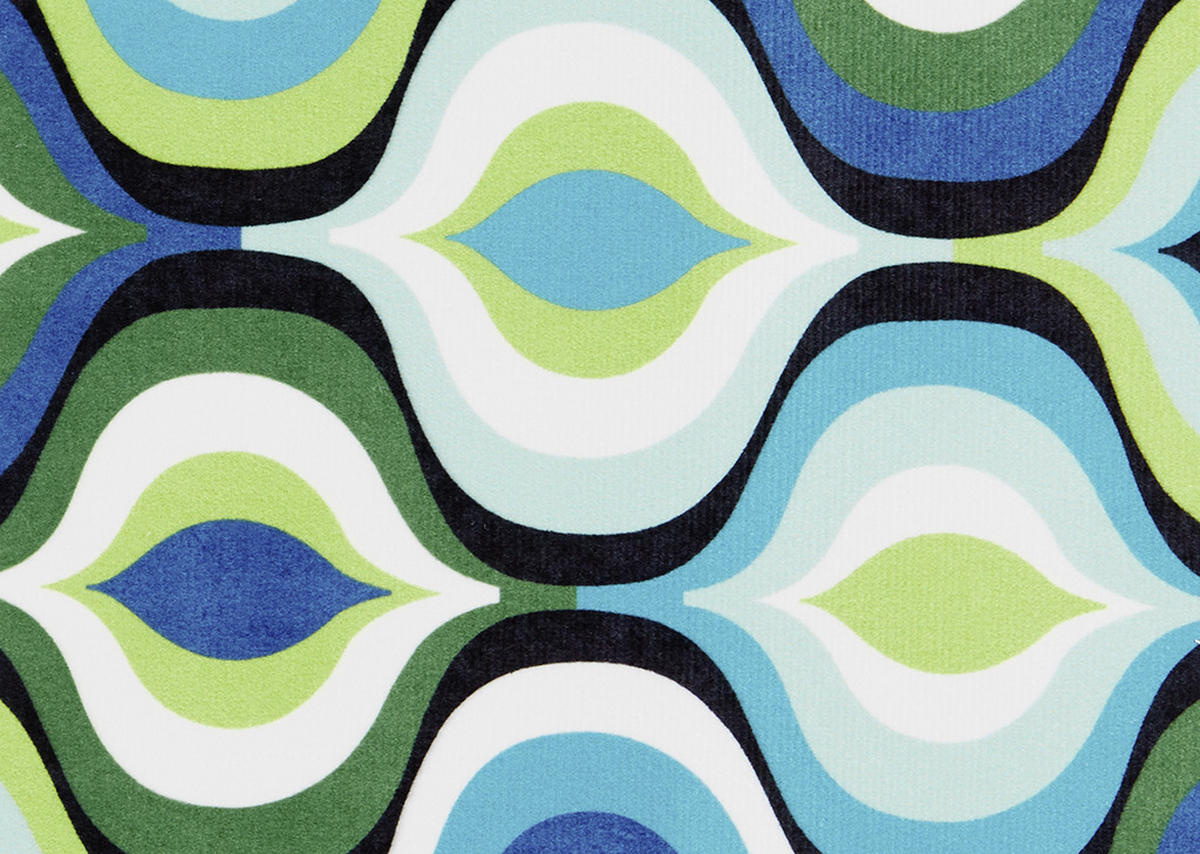 JUGEND- UND KINDERSOFA Mikrofaser Blau, Grün  - Blau/Schwarz, Design, Kunststoff/Textil (145/63-77/75cm) - Livetastic