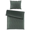 BETTWÄSCHESET STRIPES DK Satin 160/210 cm  65 cm/100 cm  - Grün, Design, Textil (160/210cm) - Dieter Knoll