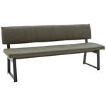 SITZBANK 130/86/58 cm  in Schwarz, Dunkelgrün  - Dunkelgrün/Schwarz, KONVENTIONELL, Textil/Metall (130/86/58cm) - Valnatura