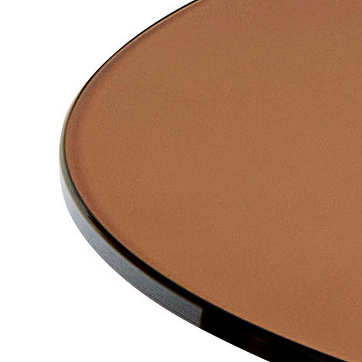 COUCHTISCH DUNSLEY Klarglas 45/45/47 cm rund Braun, Bronzefarben  - Braun/Bronzefarben, Design, Glas/Metall (45/45/47cm) - MID.YOU