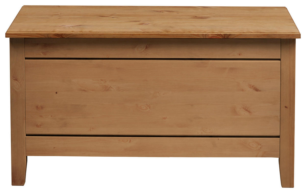 BETTBANK Kiefer Laugenfarbig  - Laugenfarbig, ROMANTIK / LANDHAUS, Holz (86/47/38cm) - Boxxx