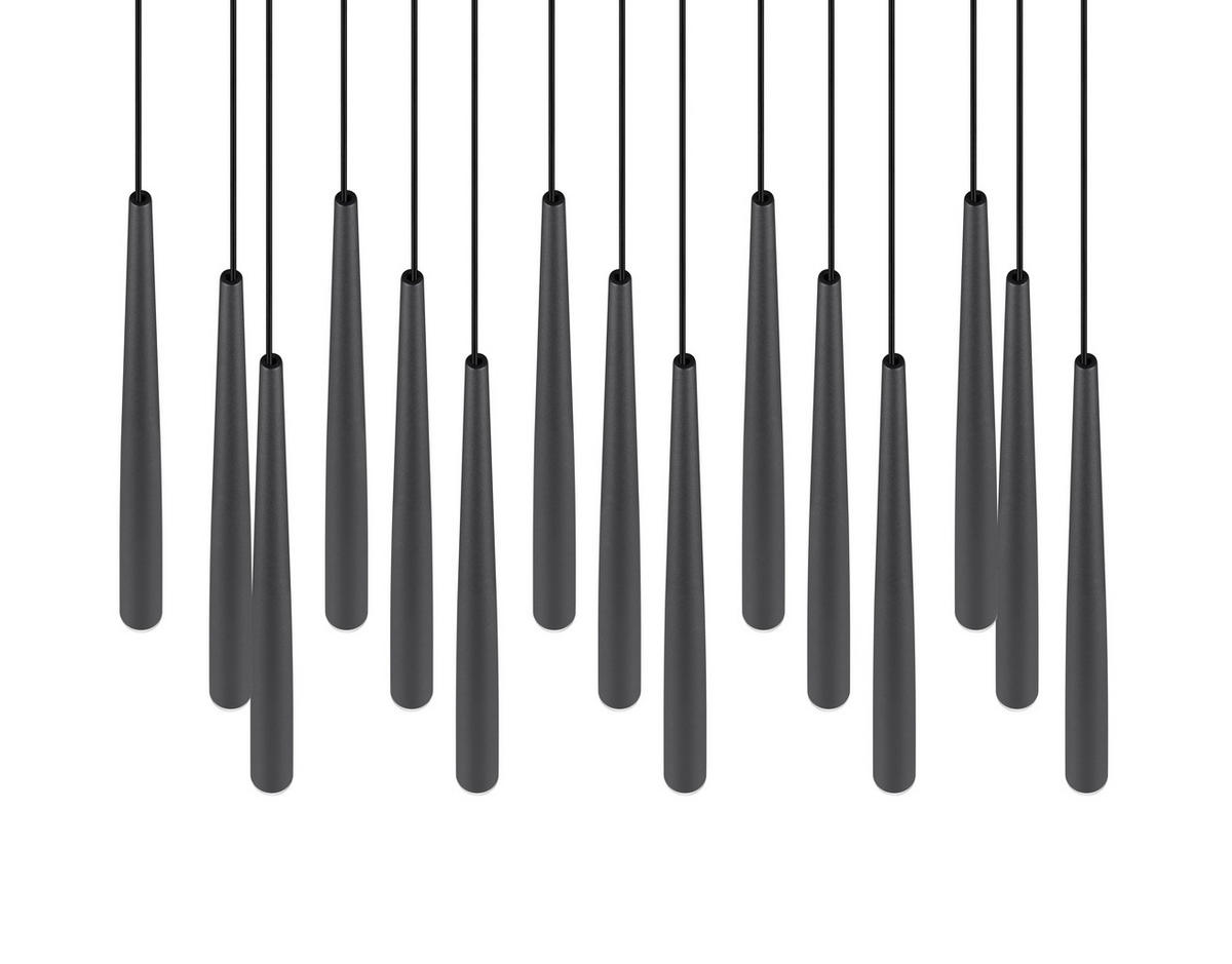 LED-HÄNGELEUCHTE 100/20/150 cm    - Schwarz, Design, Metall (100/20/150cm) - Trio Leuchten