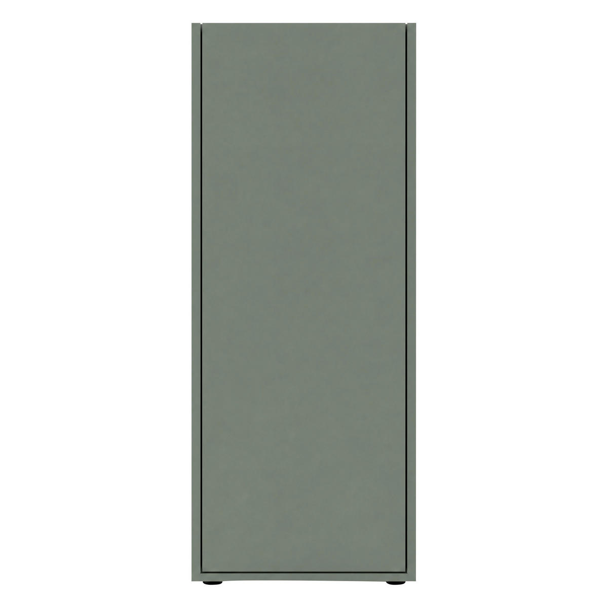 MIDISCHRANK 42/112/33 cm  - Schilfgrün/Eichefarben, Trend, Holzwerkstoff/Kunststoff (42/112/33cm) - MID.YOU
