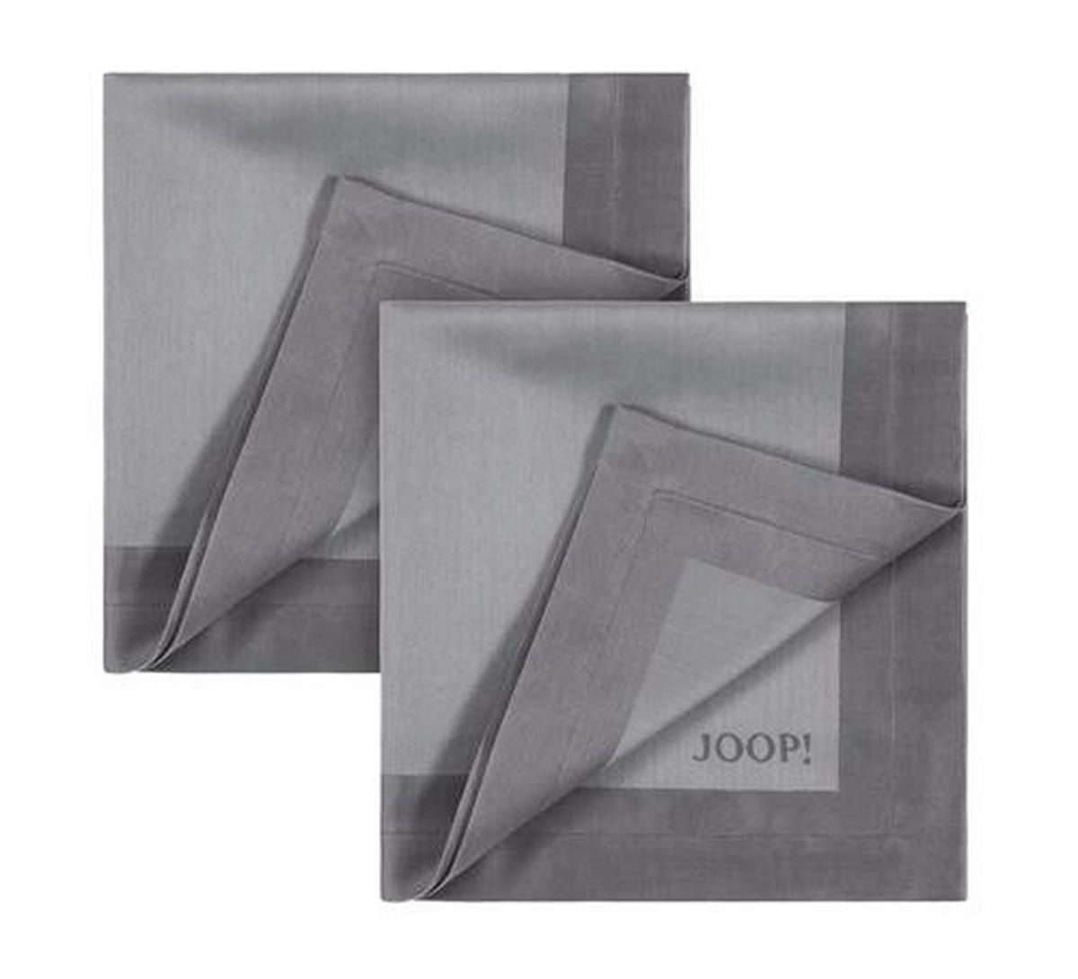 SERVIETA IZ BLAGA 50/50 cm platinaste barve  - platinaste barve, Basics, tekstil (50/50cm) - Joop!