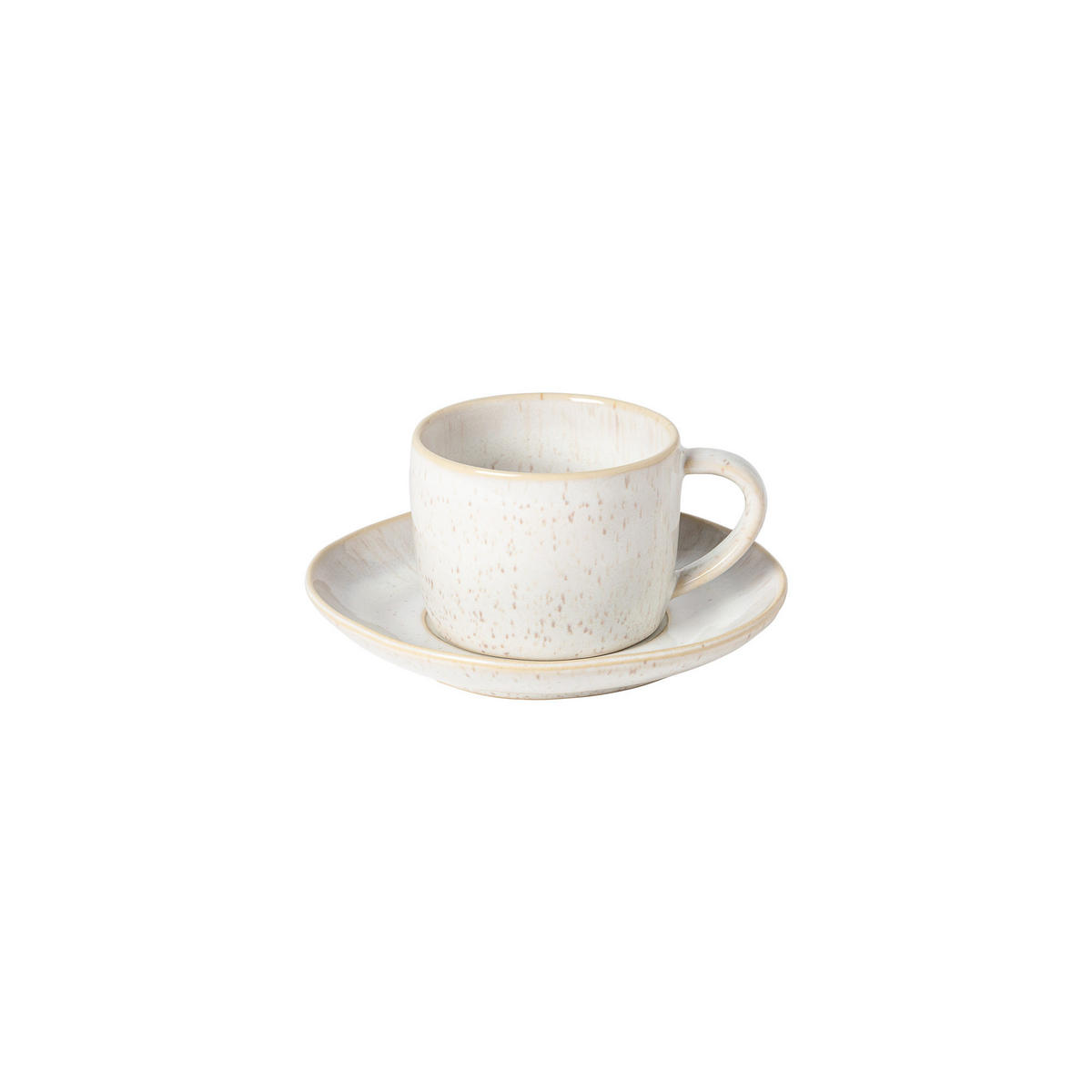 TEETASSE MIT UNTERTASSE EIVISSA   - Creme, Basics, Keramik (0.23l) - Costa Nova