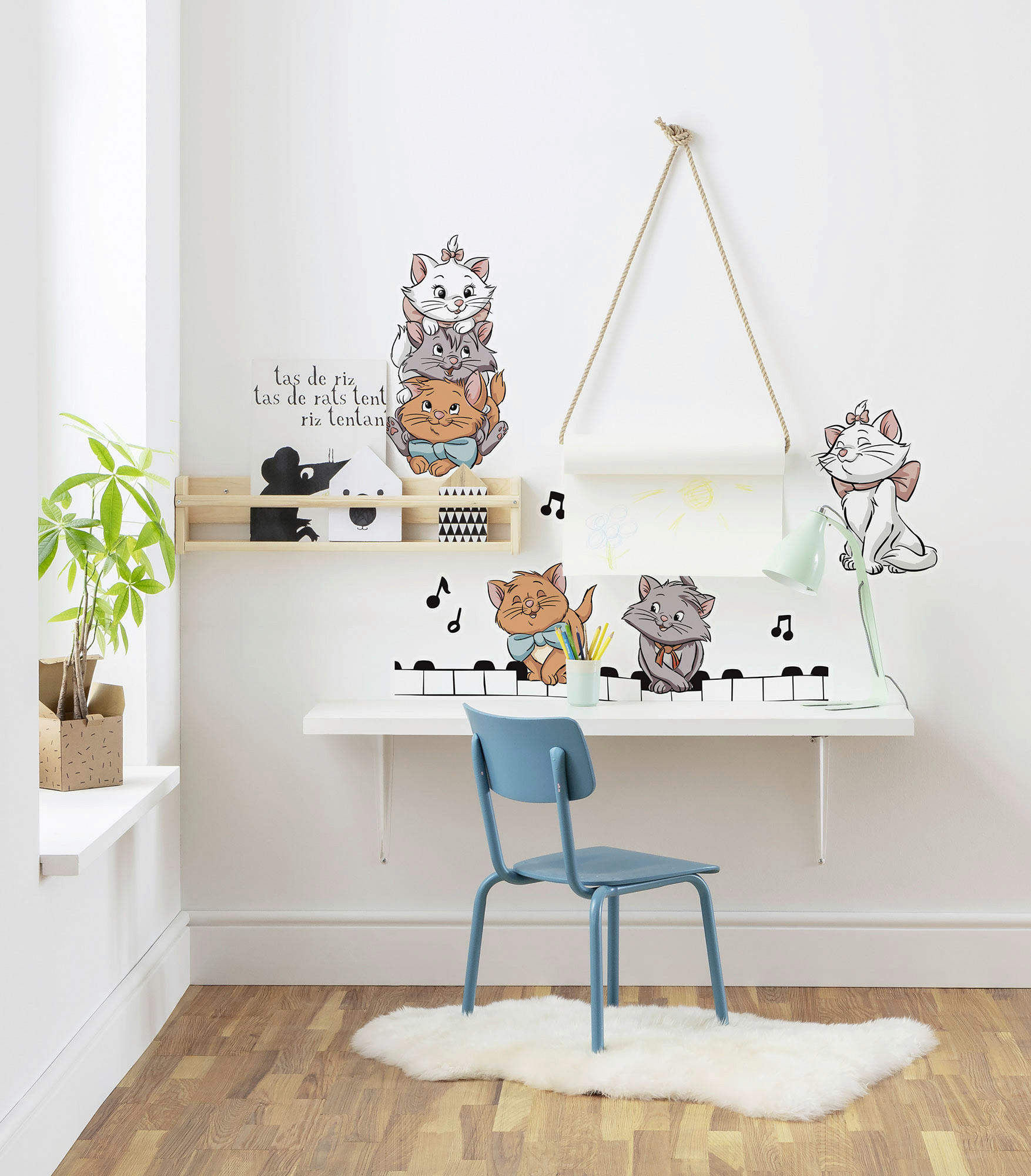 VÄGGDEKALER 50/70 cm     - multicolor, Basics, plast (50/70cm) - Komar