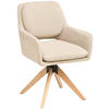 ARMLEHNSTUHL in Holz, Metall, Textil Beige  - Beige/Naturfarben, KONVENTIONELL, Holz/Textil (59/89/65cm) - Livetastic