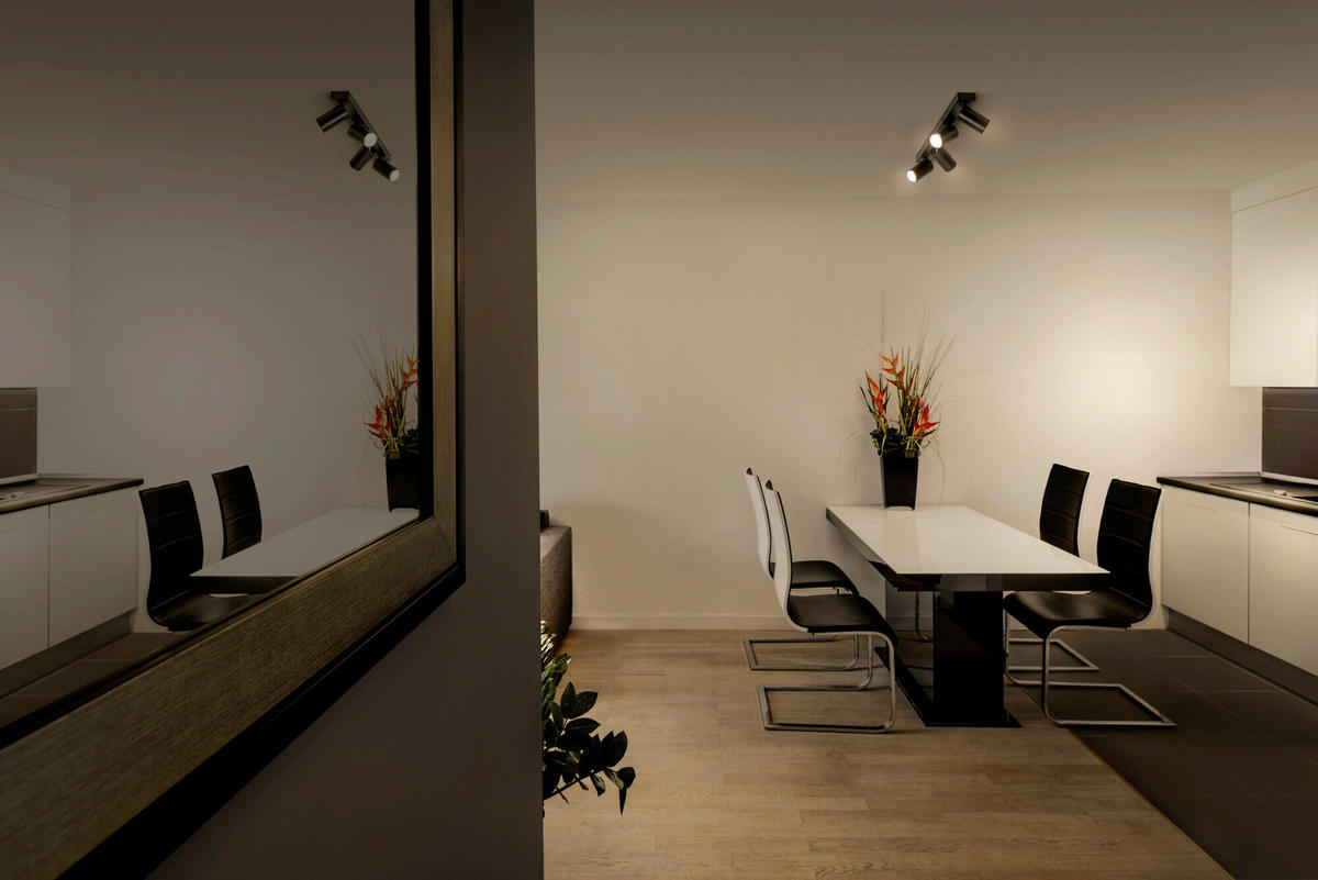 LED-STRAHLER 60/6/14 cm   - Schwarz, Basics, Metall (60/6/14cm) - Osram