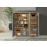 SCHUHSCHRANK lackiert Taupe, Weiß - Taupe/Chromfarben, Design, Glas/Holzwerkstoff (126/126/37cm) SCHUHSCHRANK lackiert Taupe, Weiß - Taupe/Chromfarben, Design, Glas/Holzwerkstoff (126/126/37cm)