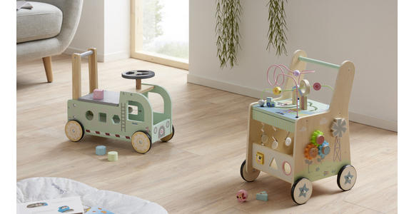 LAUFLERNWAGEN - Multicolor, Trend, Holz (45,8/21,3/39,8cm) - My Baby Lou