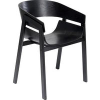 ARMLEHNSTUHL  in Stahl  - Schwarz, Design, Metall (57/77/53cm) - Kare-Design