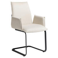 ARMLEHNSTUHL  Stoffauswahl, Gestellauswahl Flachgewebe  - Anthrazit/Naturfarben, Design, Textil/Metall (56/92/64cm) - Joop!