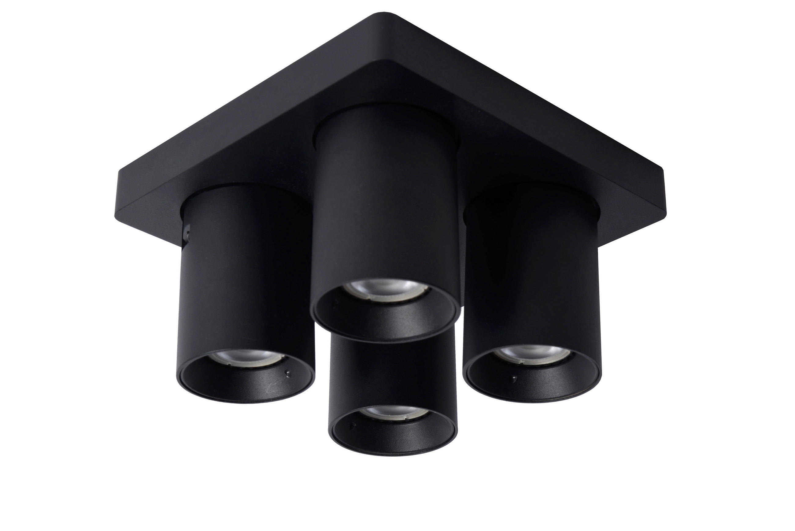 LED-STRAHLER Nigel 20/20/11.5 cm   - Schwarz, KONVENTIONELL, Metall (20/20/11.5cm) - Lucide