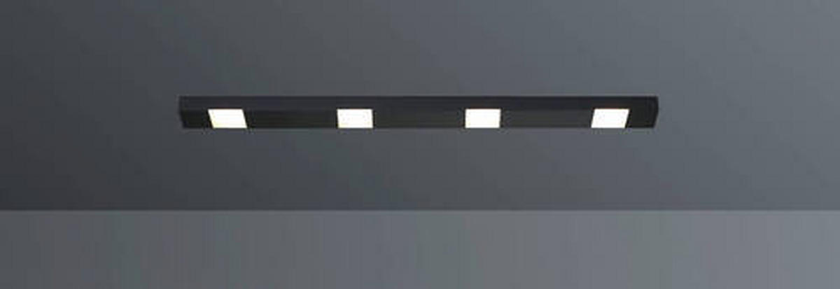 LED-DECKENLEUCHTE   - Schwarz, Design, Metall (84/6,3/3cm) - BOPP