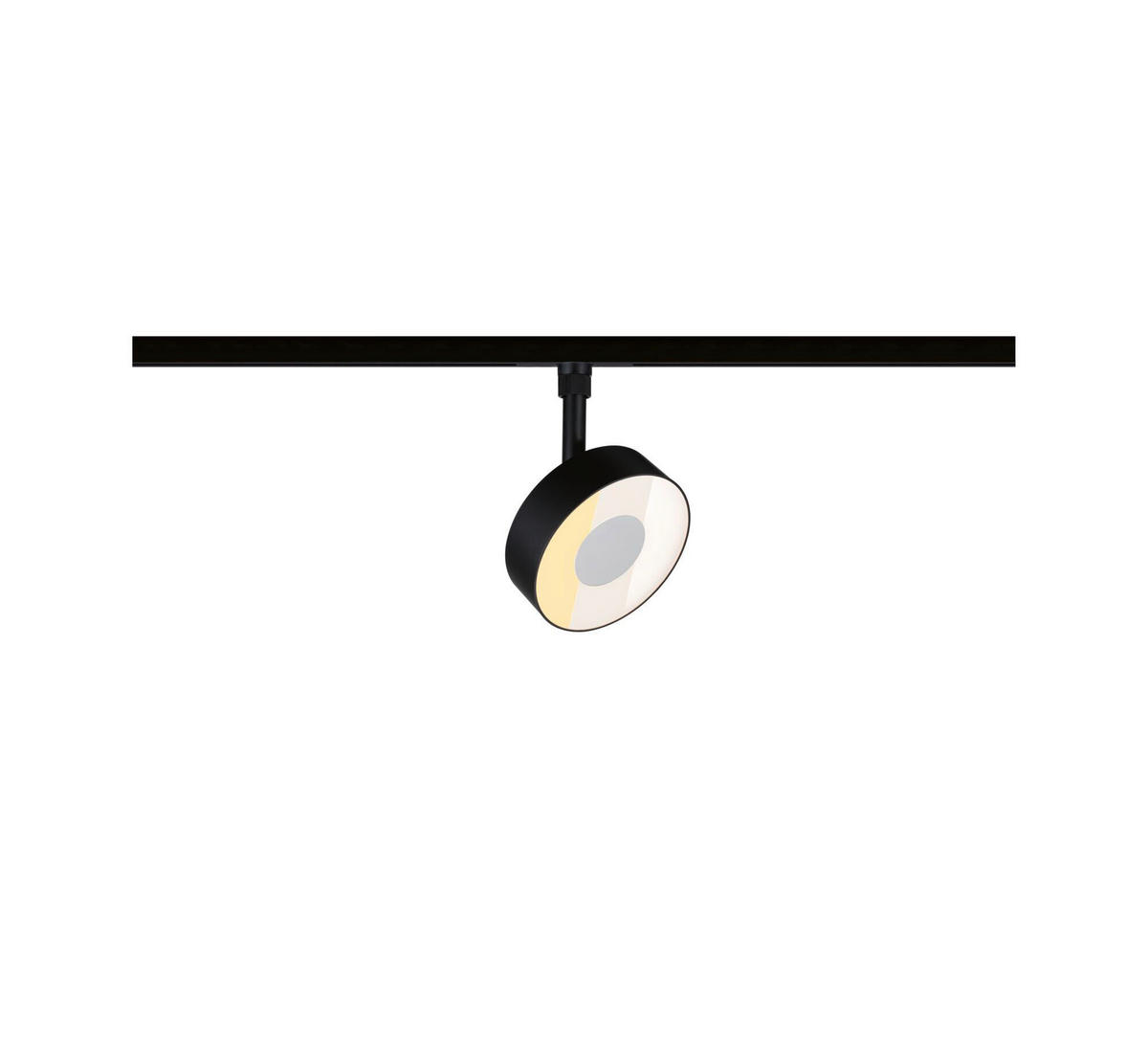 SCHIENENSYSTEM-STRAHLER URail 10/13,5 cm  - Schwarz, Basics, Kunststoff (10/13,5cm) - Paulmann