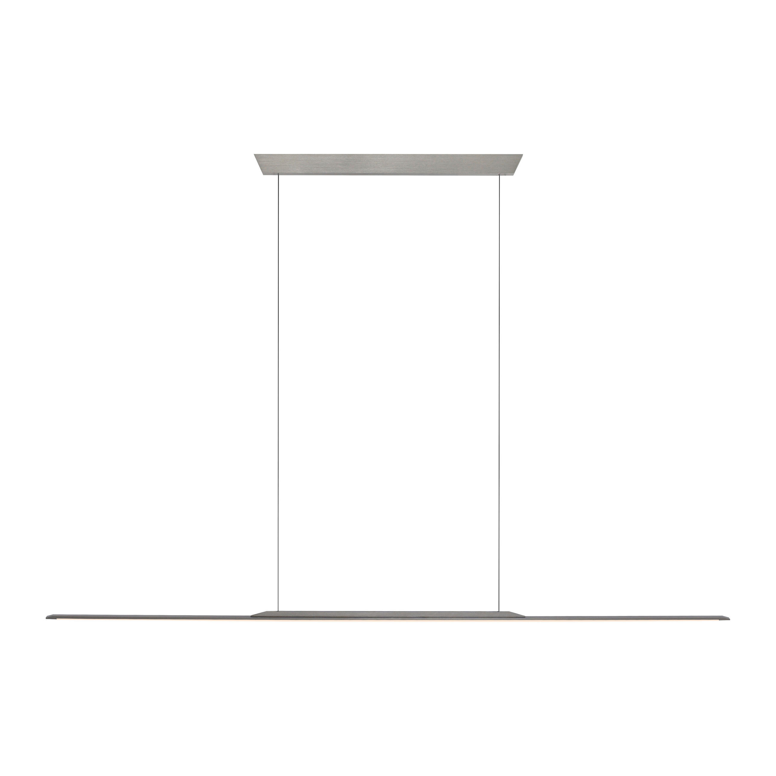 LED-HÄNGELEUCHTE 160/2,5/150 cm  - Grau, Design, Kunststoff/Metall (160/2,5/150cm) - Neuhaus PURE