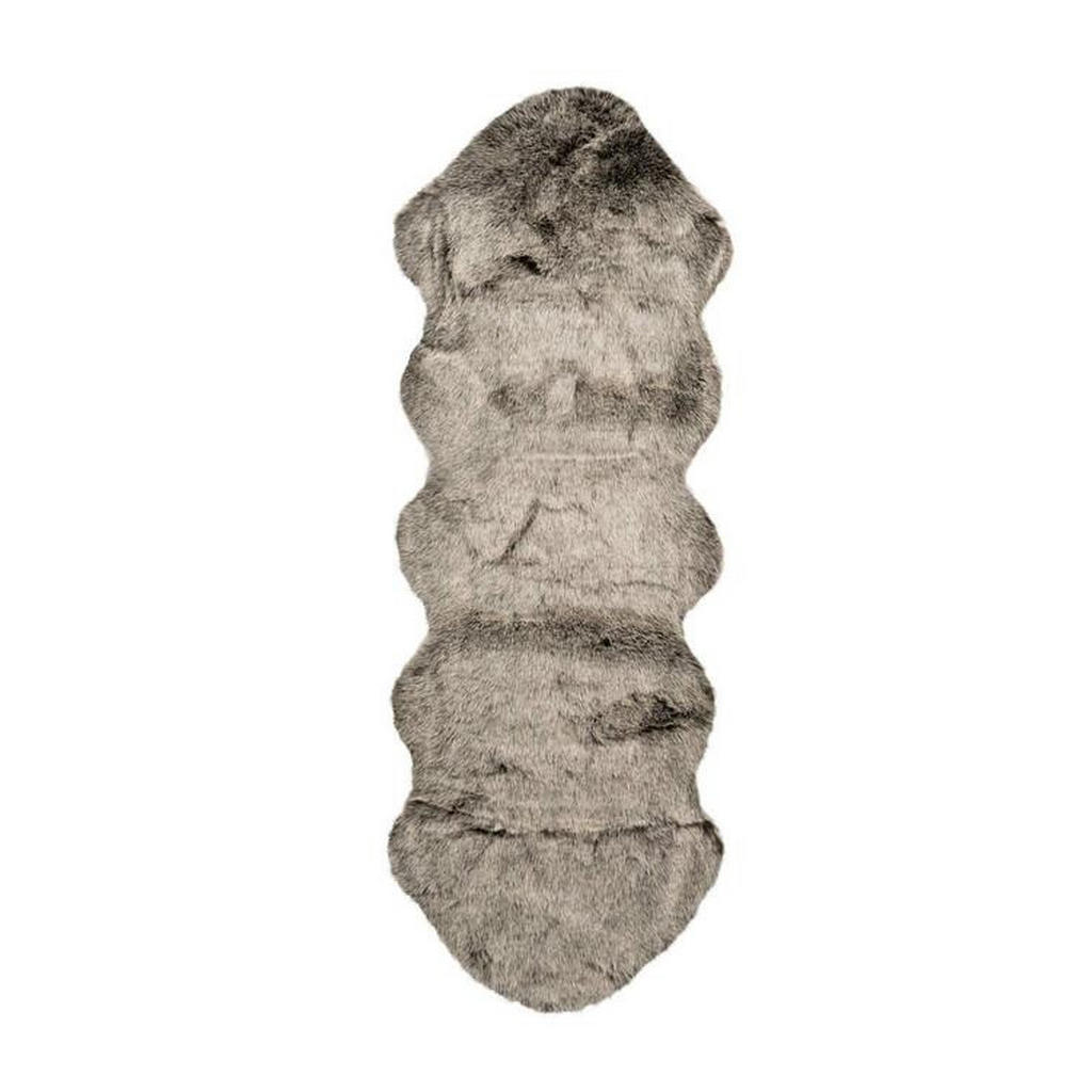 XXXL KOŽEŠINOVÝ KOBEREC, 60/180 cm, hnědá, olivově zelená