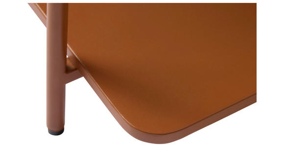 COUCHTISCH 75/75/34,3 cm quadratisch Terracotta - Terracotta, Basics, Metall (75/75/34,3cm) - Xora