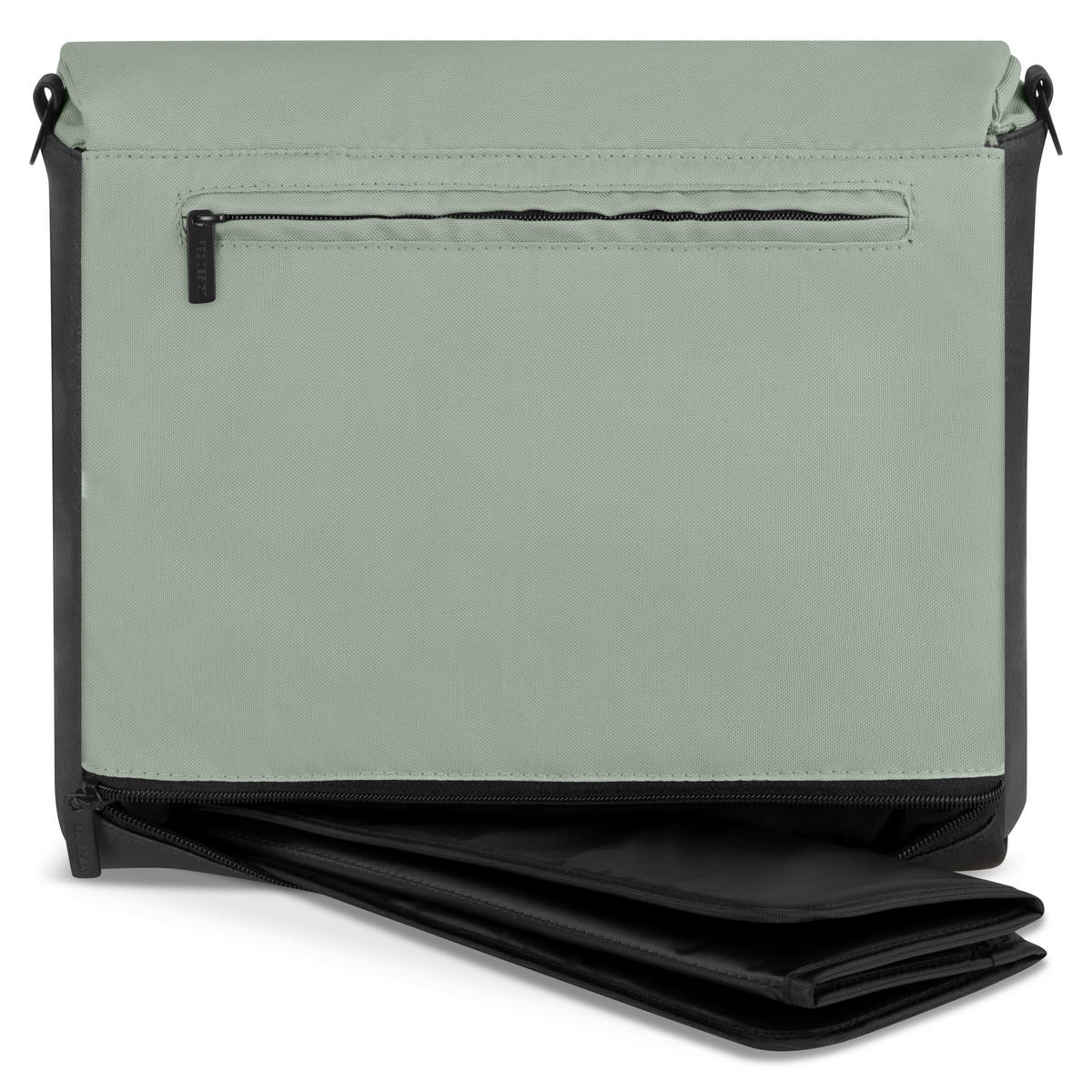 WICKELTASCHE Urban  - Pastellgrün/Schwarz, Basics, Textil (16/32/29cm) - ABC Design