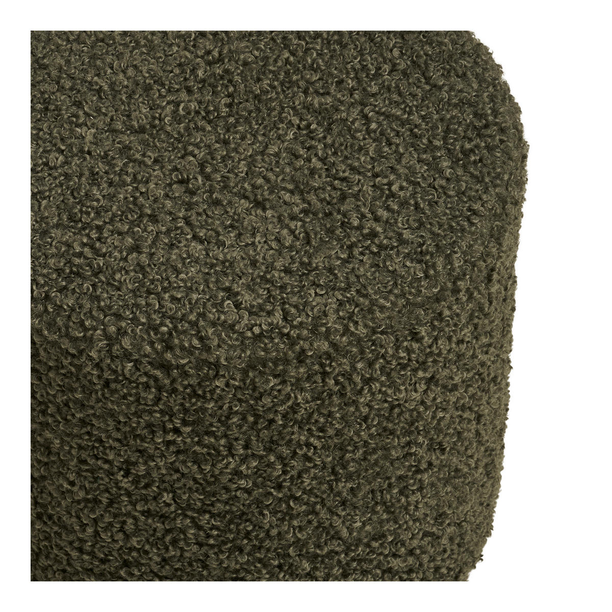 HOCKER in Textil Olivgrün  - Olivgrün, Basics, Textil (34/36/34cm)