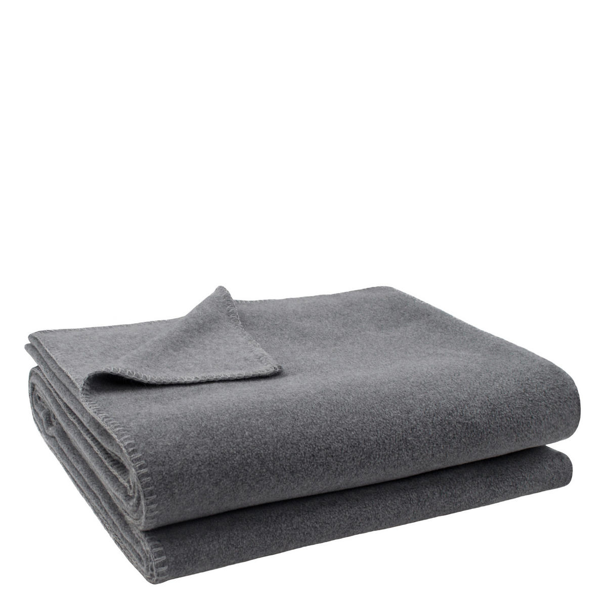 FLEECEDECKE Soft-Fleece 160/200 cm  - Grau, Basics, Textil (160/200cm) - Zoeppritz