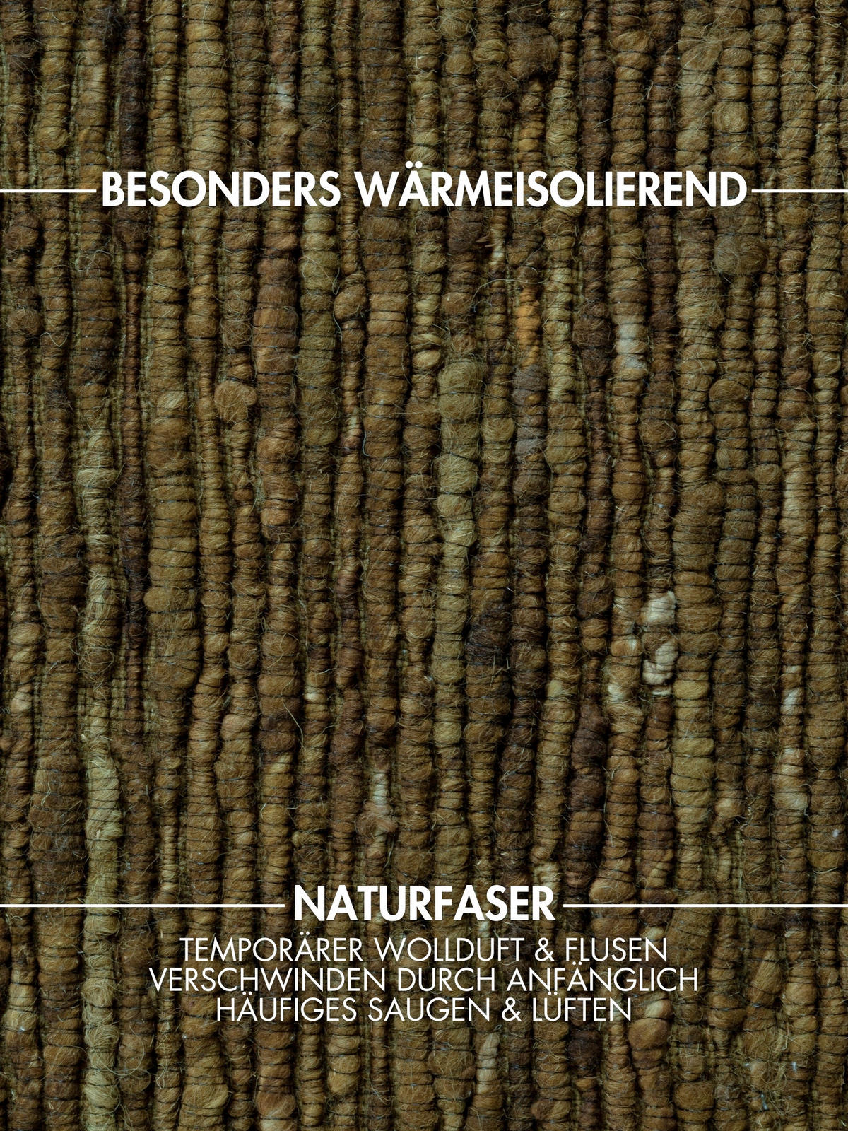 WOLLTEPPICH 200/290 cm Bexley Woolwich Olivgrün  - Olivgrün, Basics, Textil (200/290cm) - Ted Baker