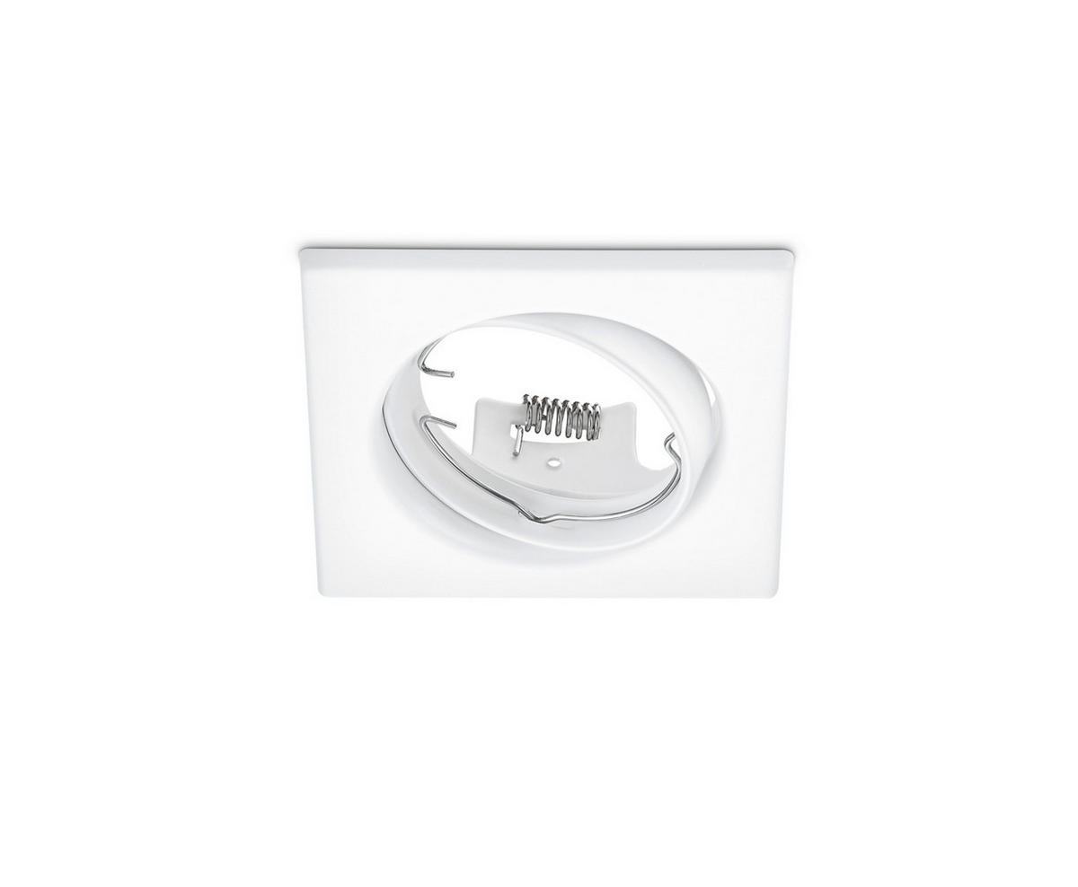 EINBAUSPOT JURA 8,0/8,0/7,0 cm   - Weiß, KONVENTIONELL, Metall (8,0/8,0/7,0cm) - Trio Leuchten