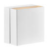 AUßENWANDLEUCHTE 15/15/8,3 cm   - Weiß, Basics, Metall (15/15/8,3cm) - Nordlux